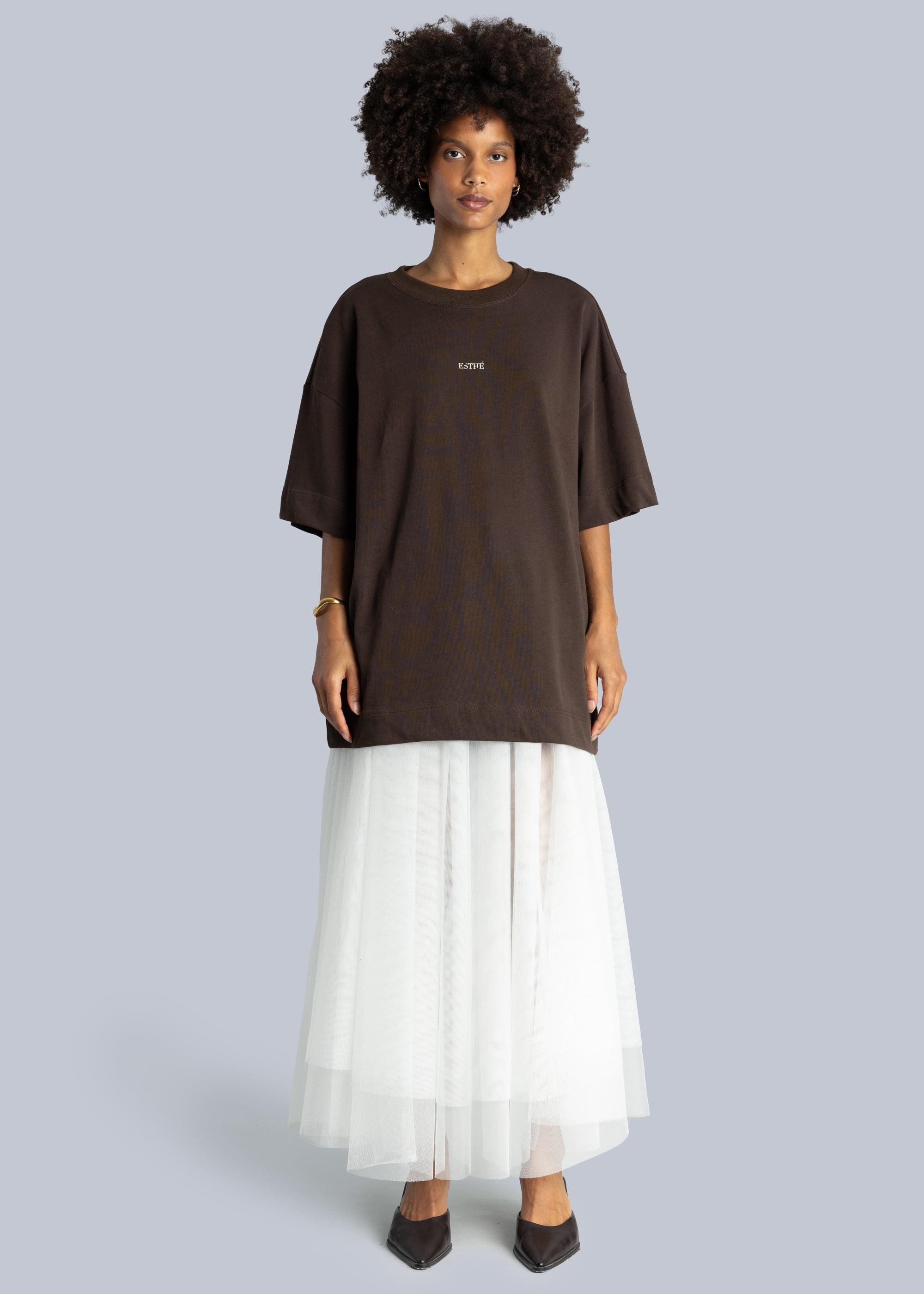 tričko Logo Print Cotton