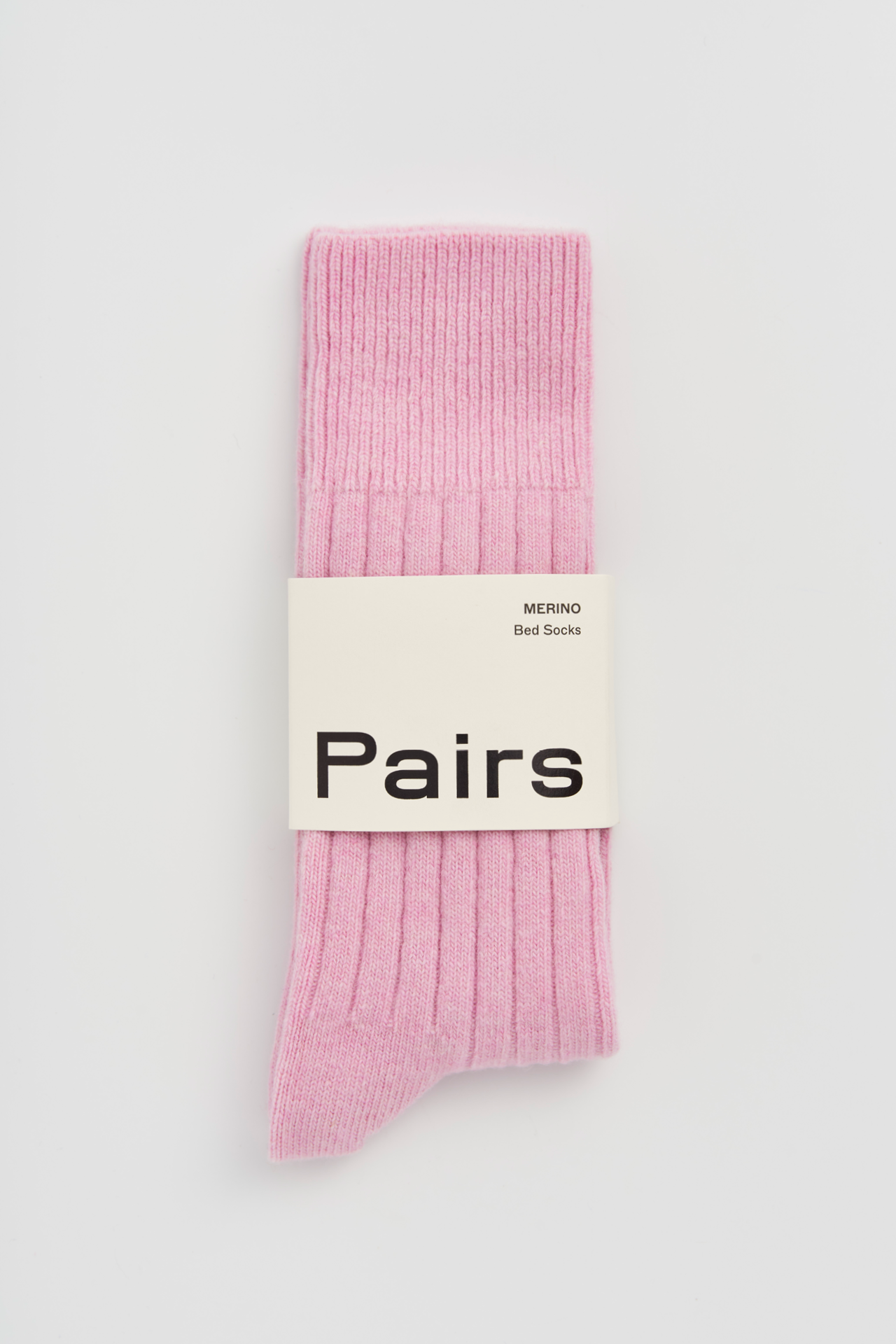 Merino Bed Socks - Sugar Pink