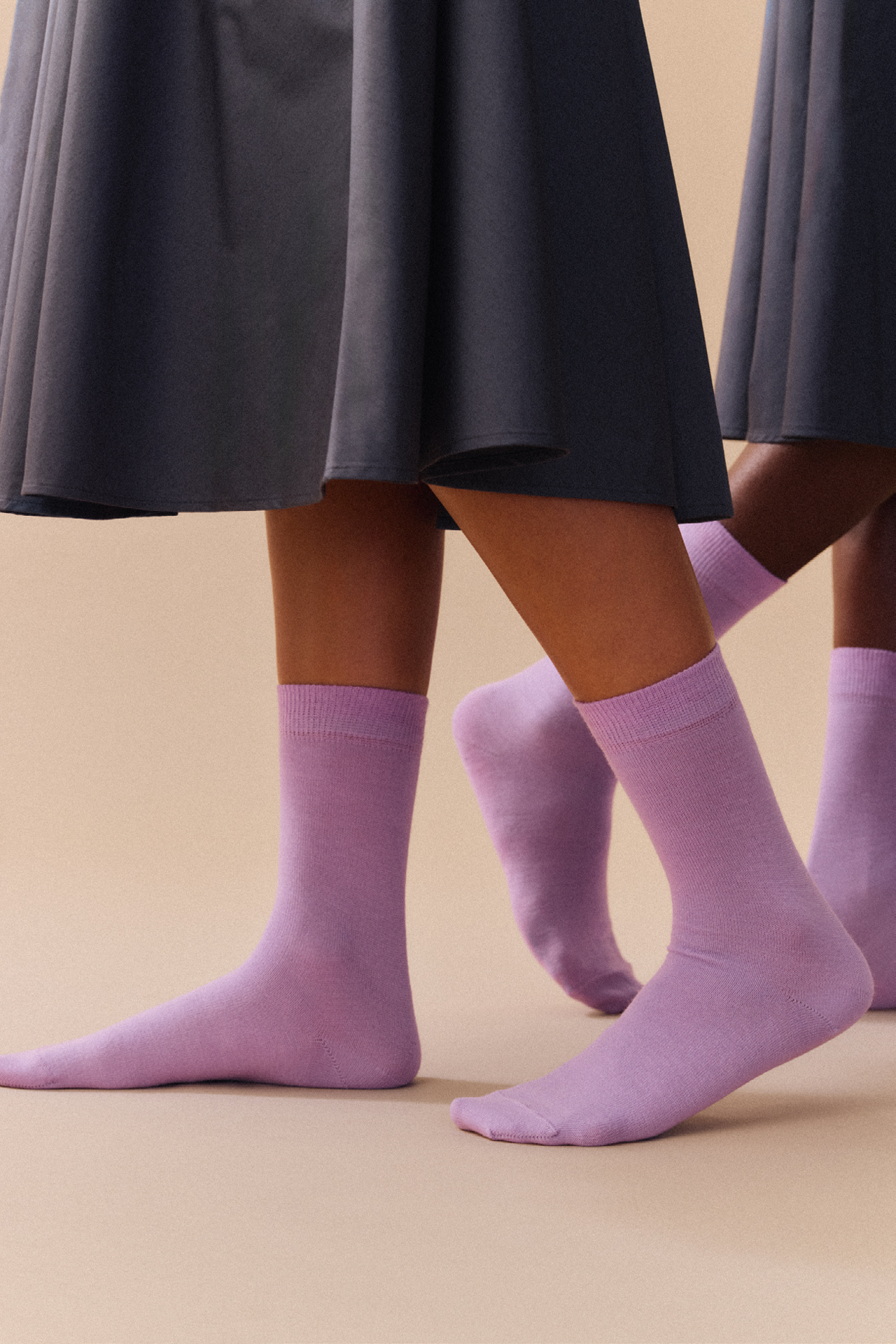 Merino Socks - Parma Violet