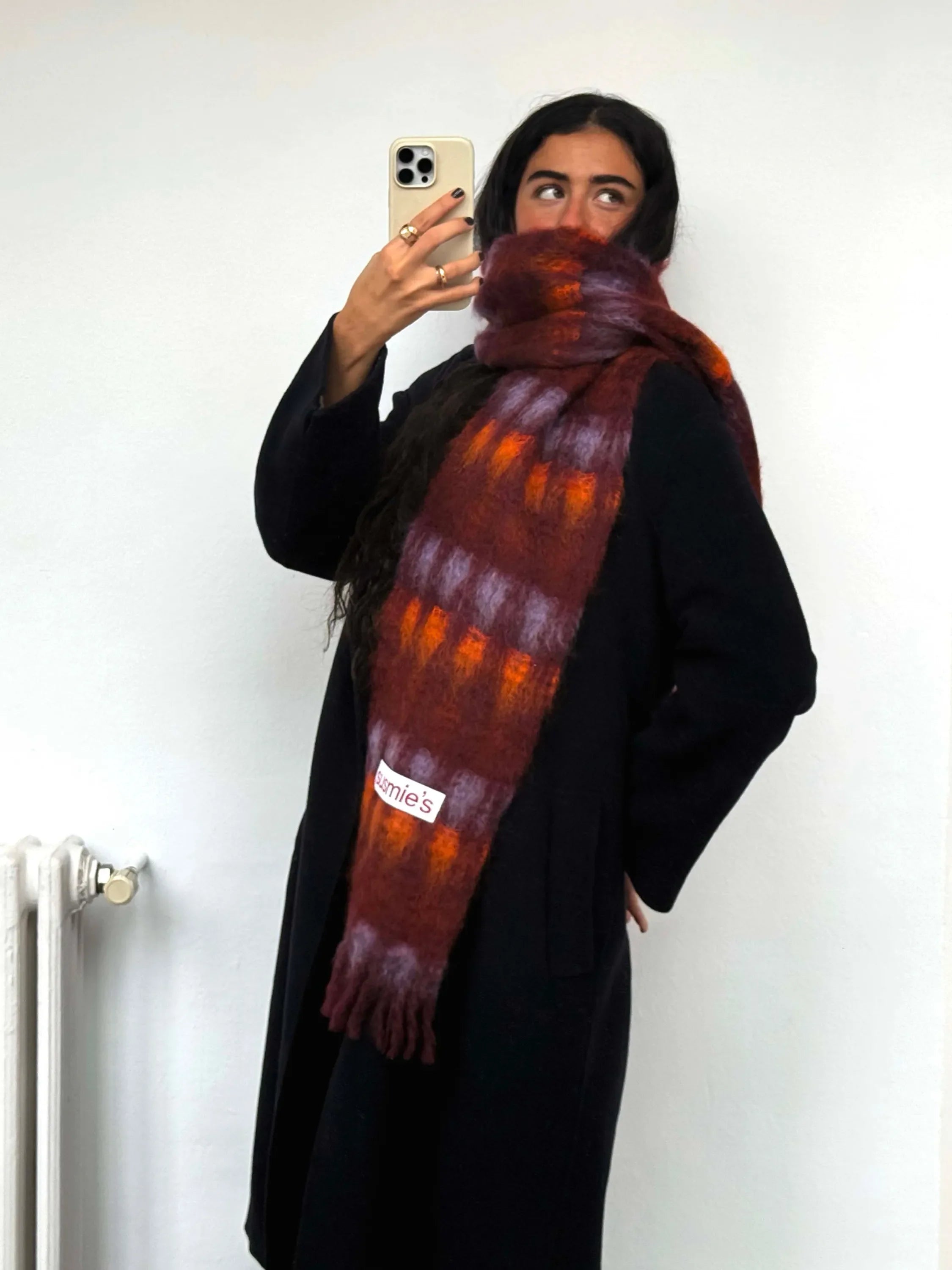 šála z mohéru a vlny Luna Mezzo Mare