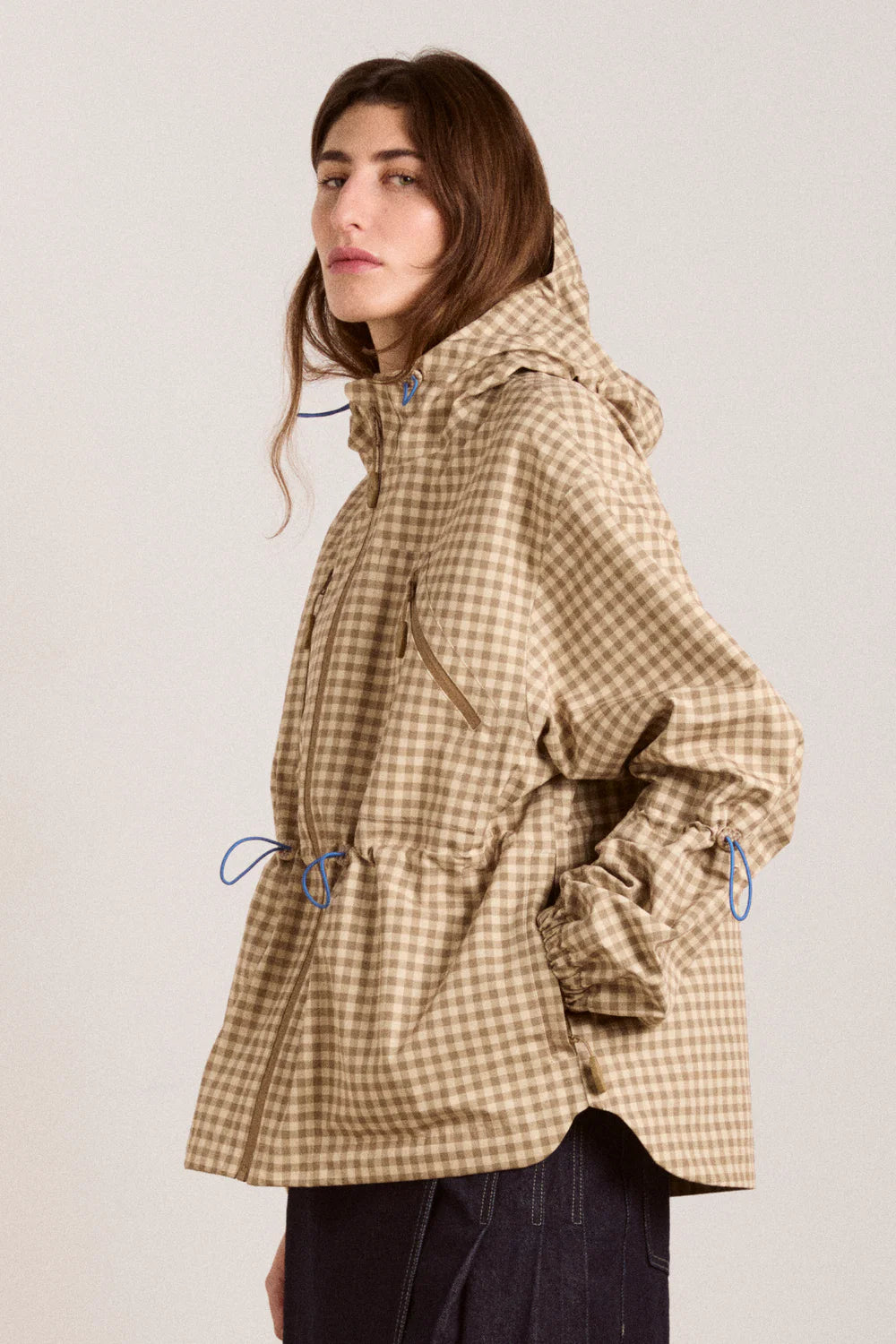 jacket matilda raincoat gingham