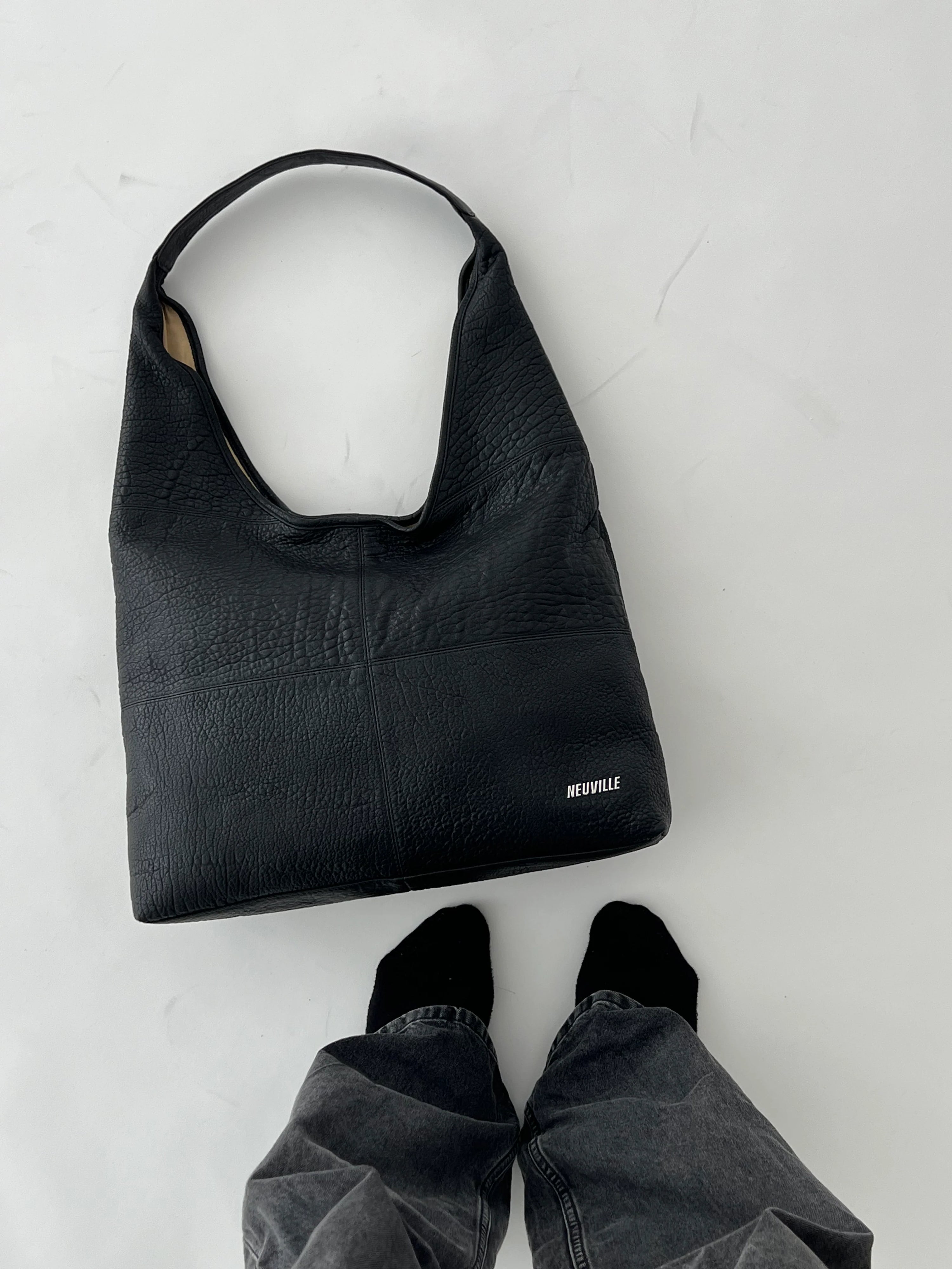 Handbag Jackie bubble black