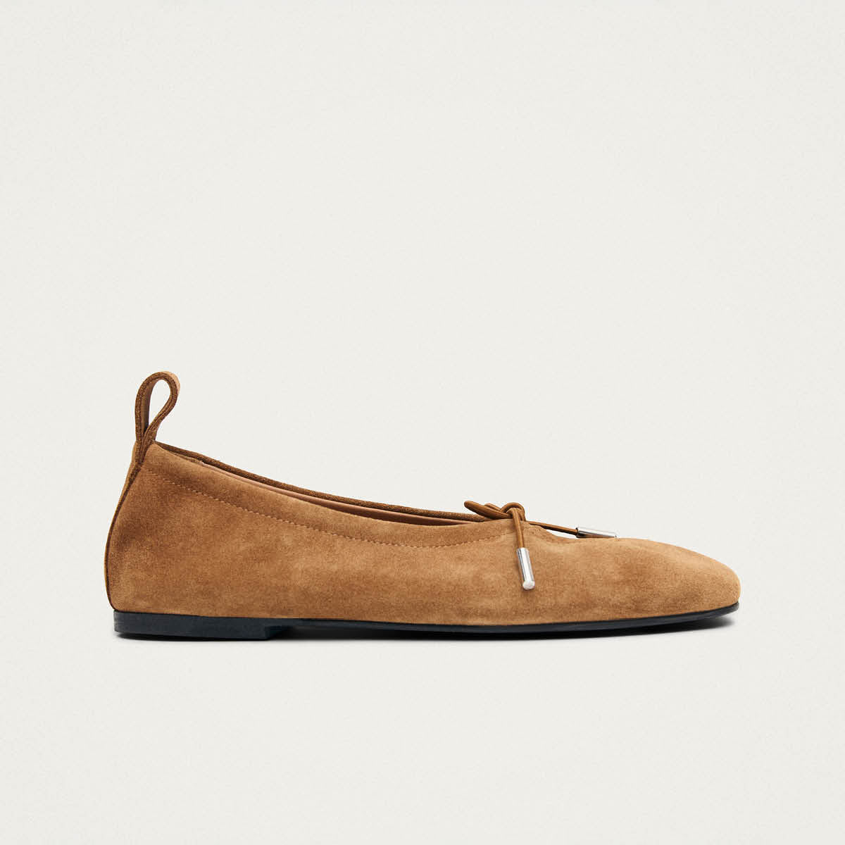 baleríny rosalind suede tan leather