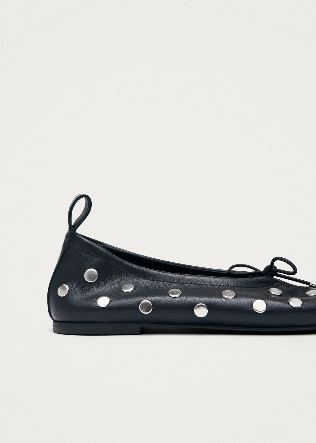 baleríny rosalind all studs black leather