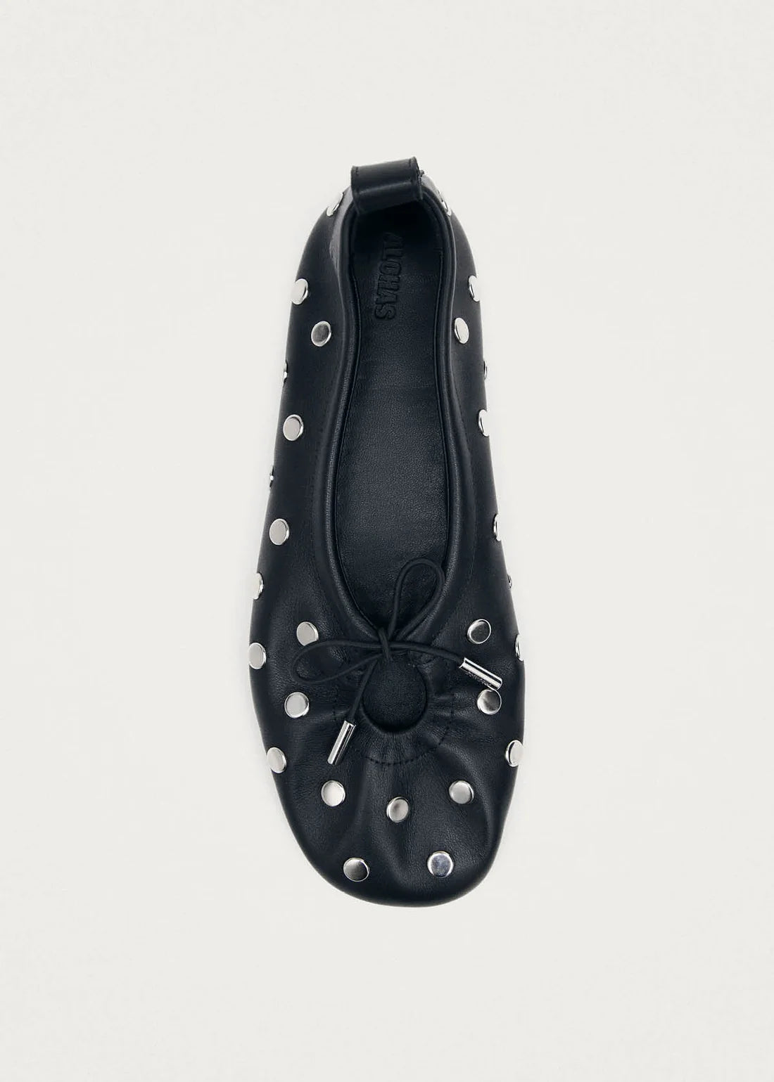 baleríny rosalind all studs black leather