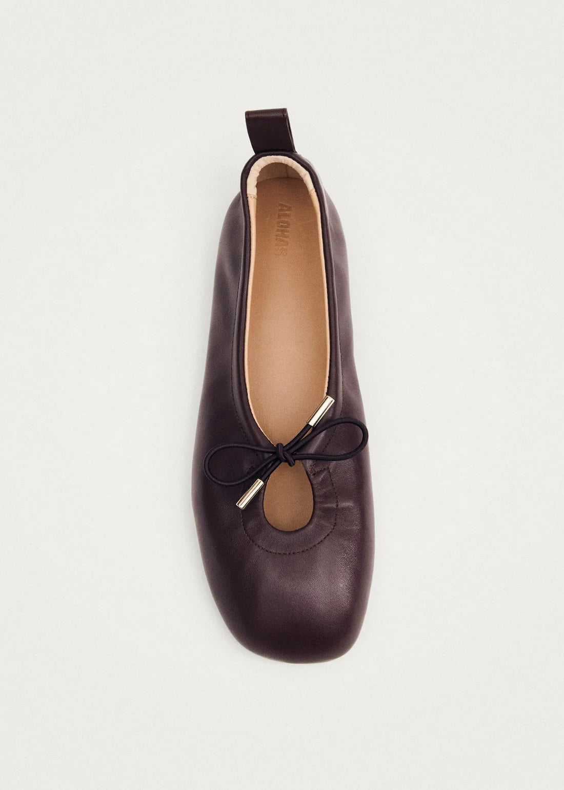 ballet flats rosalind brown leather