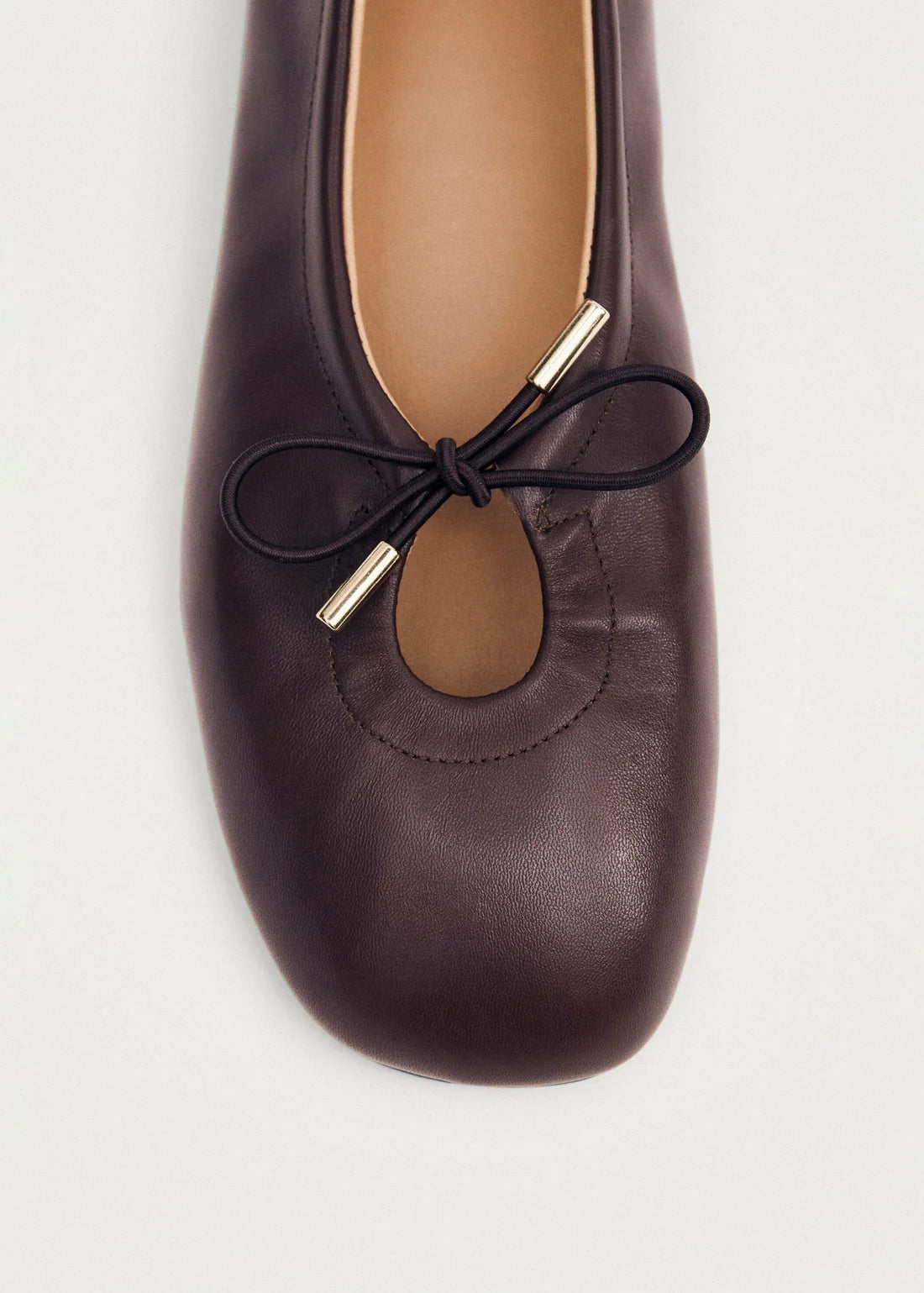 ballet flats rosalind brown leather