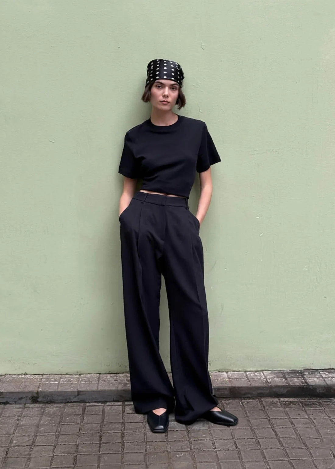 baleríny sway black leather