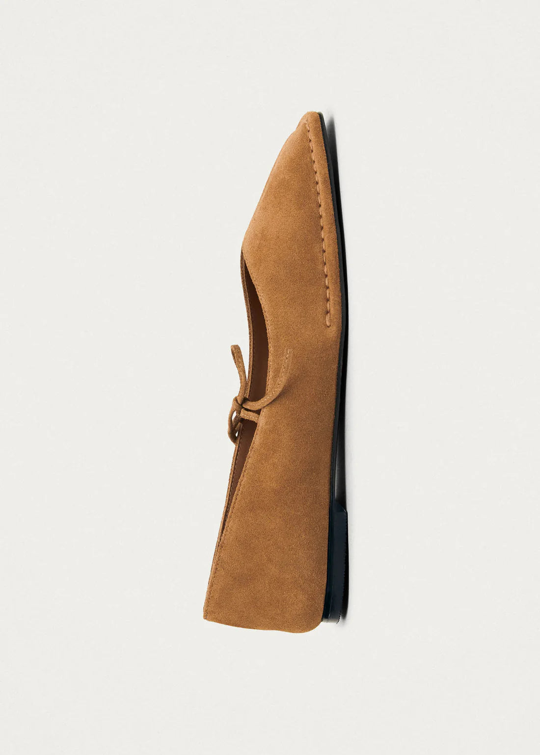 ballet flats sway suede tan leather
