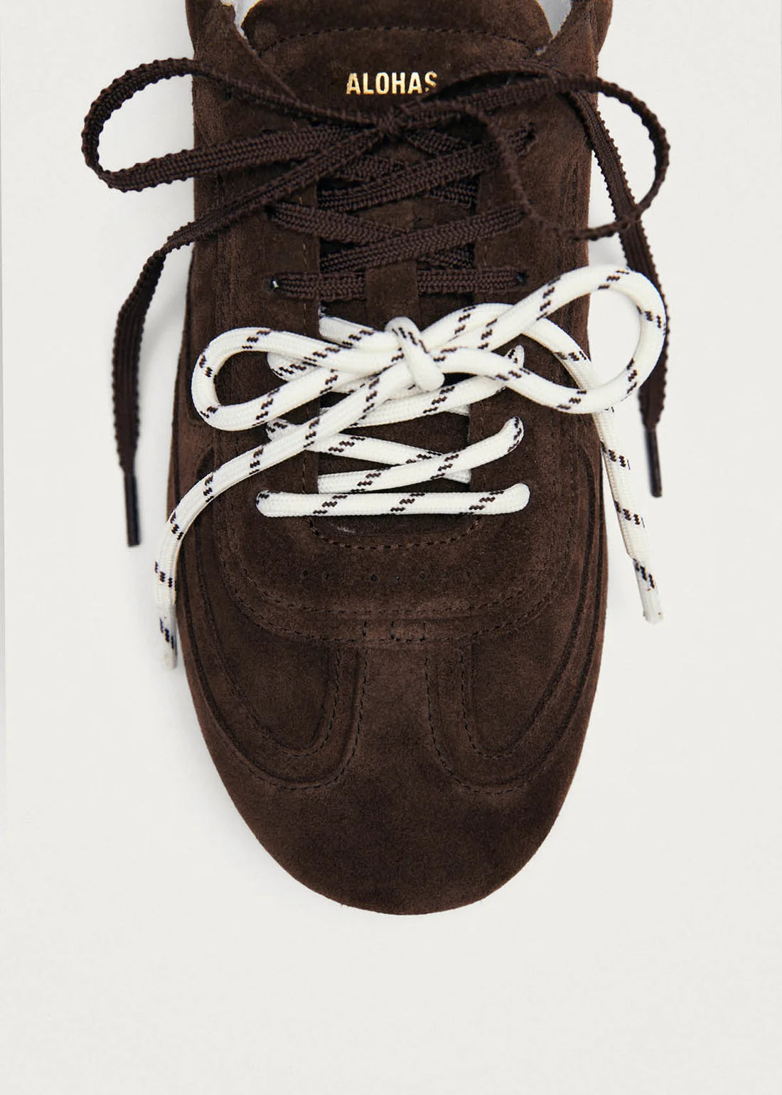 tenisky TB. 24 suede chocolate brown leather