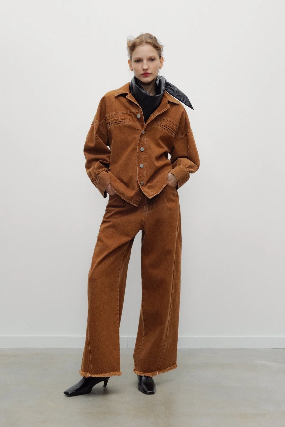 kalhoty denim extra wide hazel