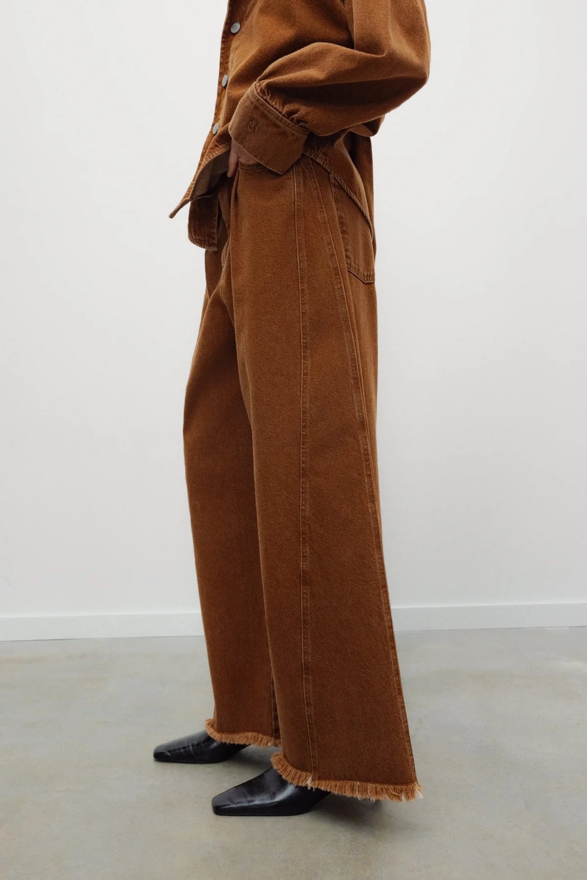 kalhoty denim extra wide hazel