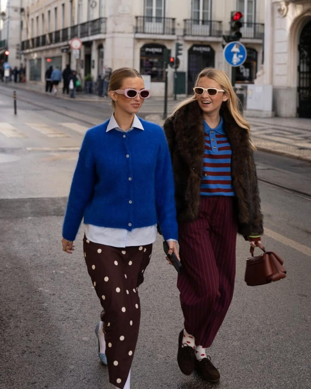 cardigan z mohéru Olivia electric blue