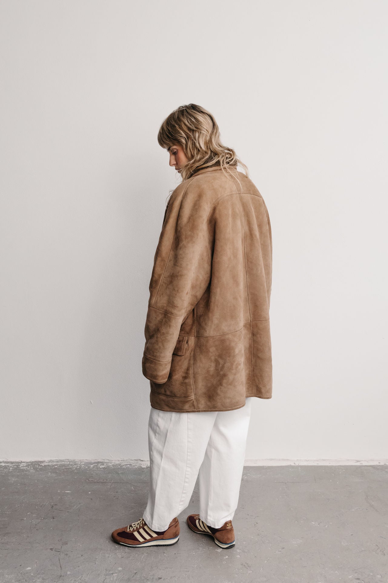 vintage kožený kabát nougat no. 15