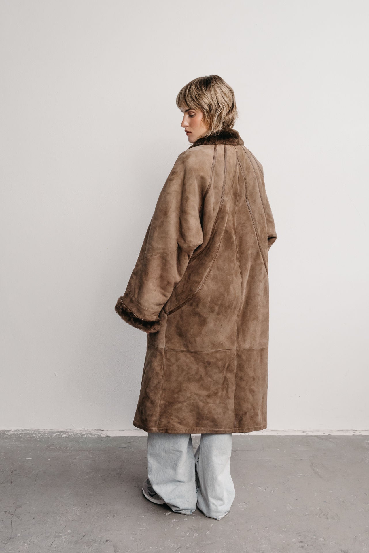 vintage kožený kabát casini no. 11