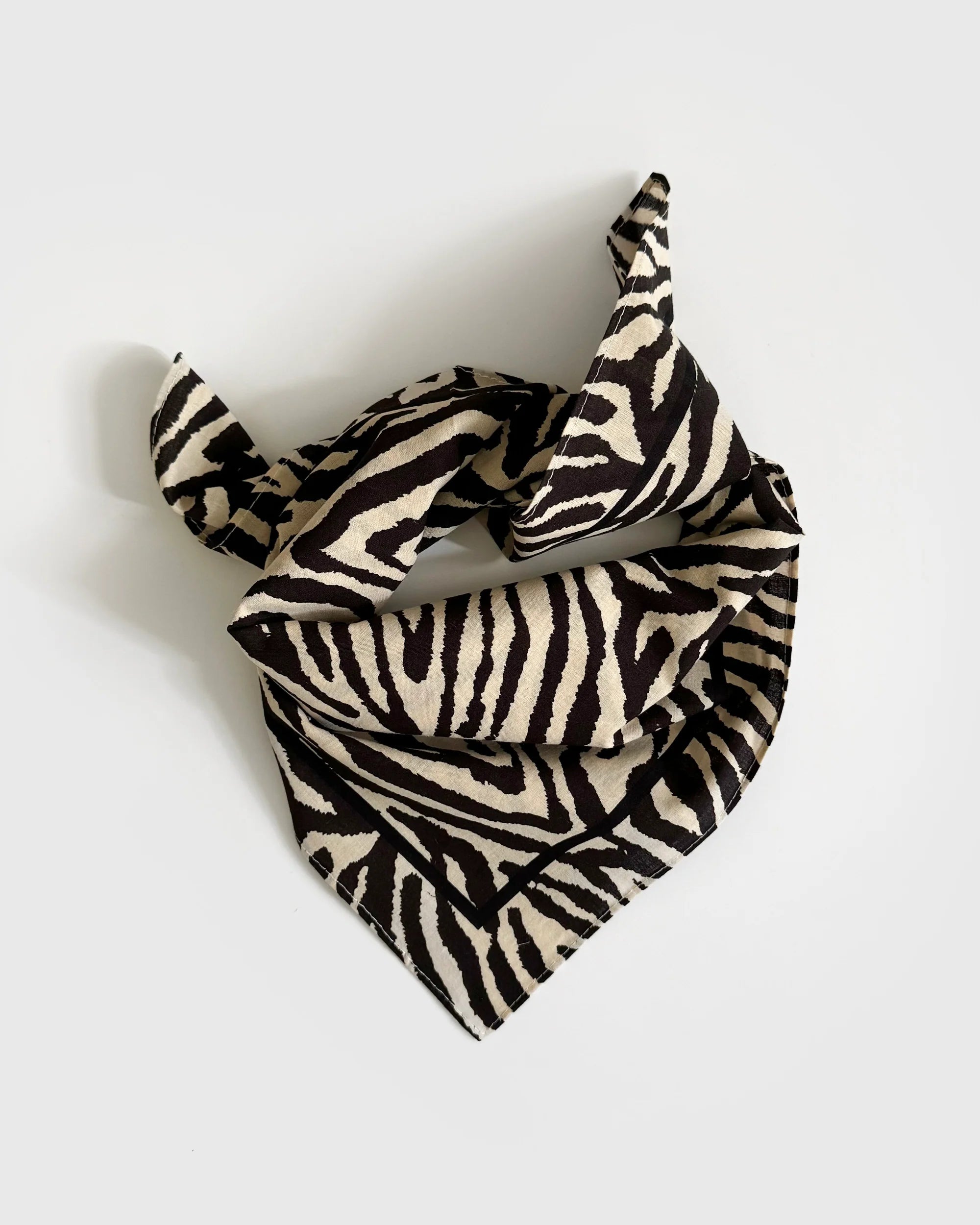 Šátek cotton zebra 55 cm