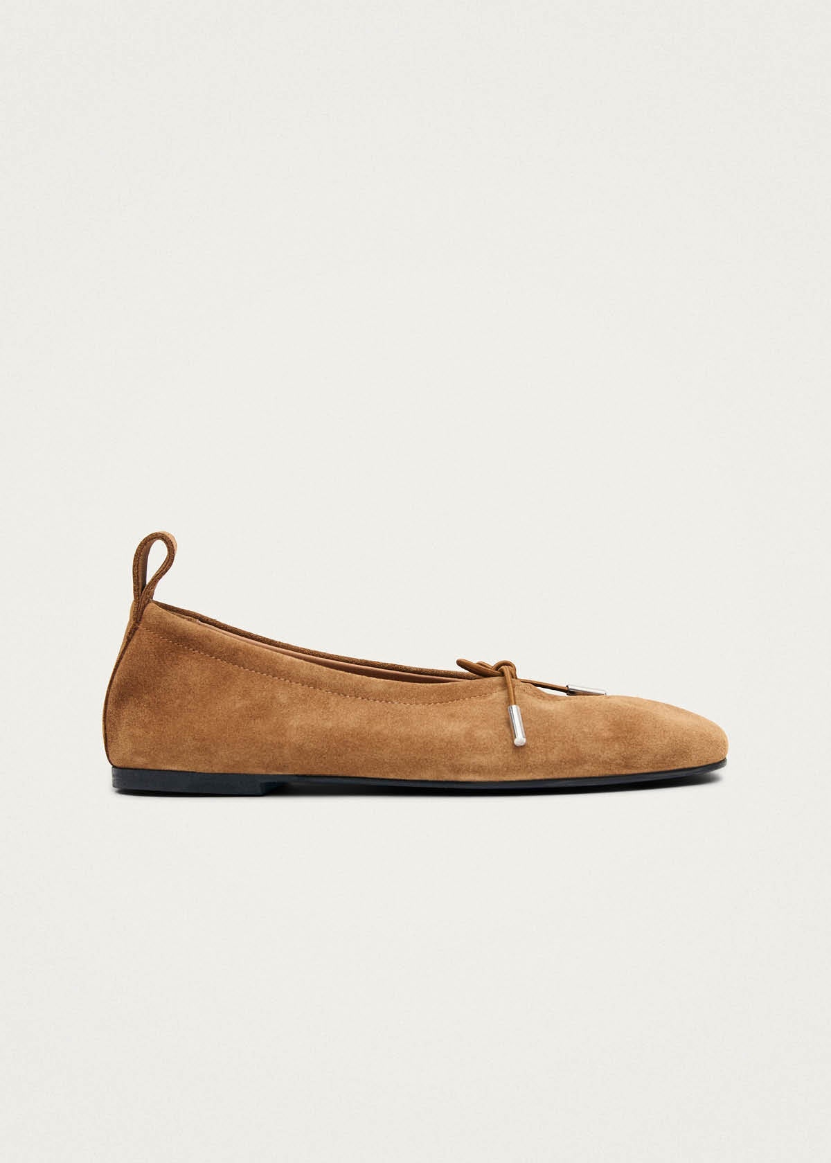 baleríny rosalind suede tan leather