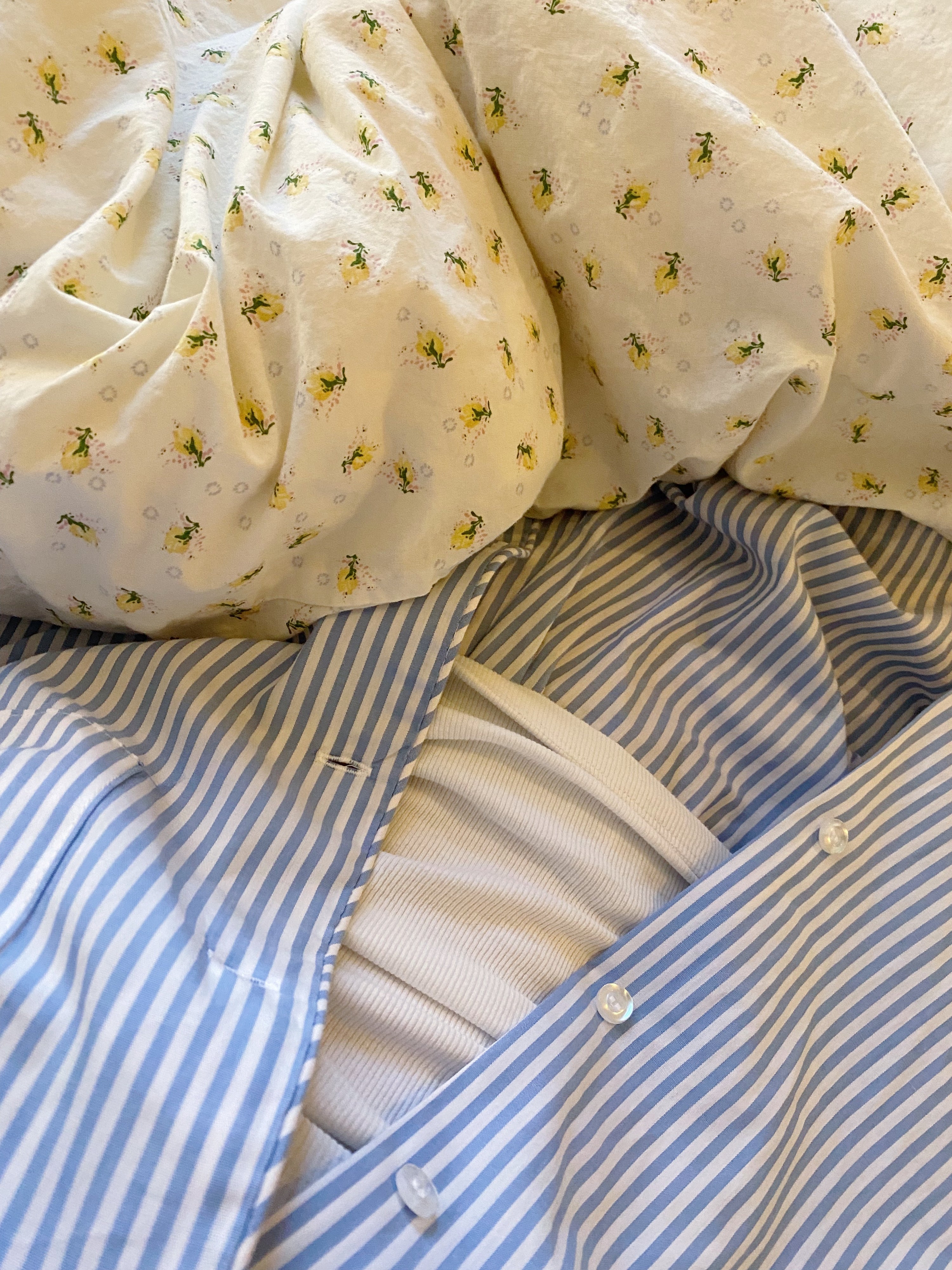 pj set Addie - modrý proužek