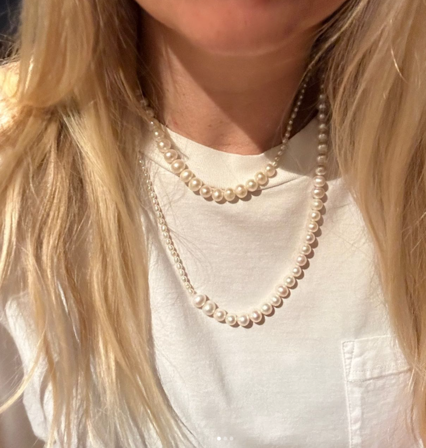 perlový náhrdelník Akoya
