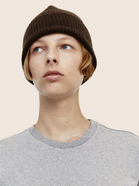 gingerbread lambswool beanie